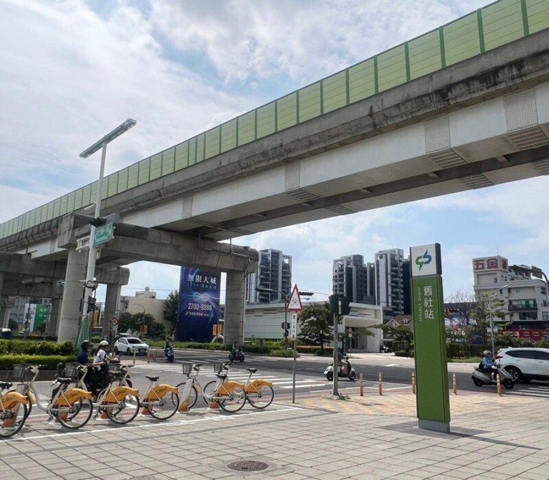 捷運綠線的啟用，帶動整個北屯地區房市熱烈發展。 漢宇建設/提供