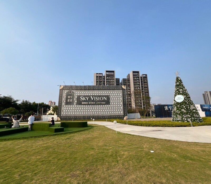 台中建商打造聖誕新風景 特色市集、手作體驗凝聚鄰里共好 (1)