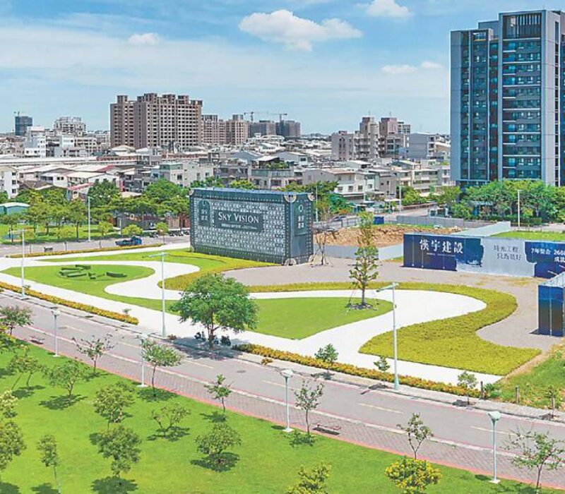 漢宇建設機捷新案基地面積達1,500坪，為臨雙公園的帝王角地。圖／王妙琴
